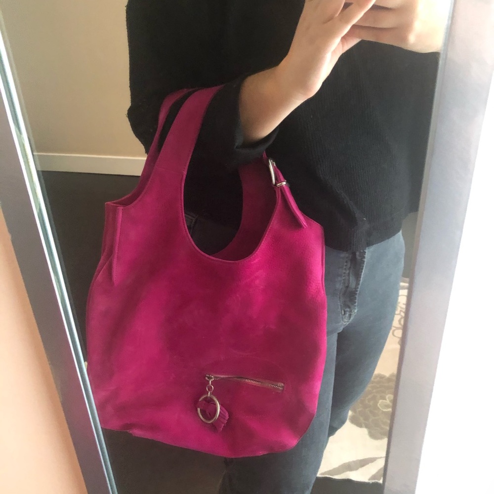 Sigerson Morrison Fuschia Mini Tote